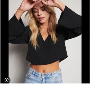 Dynamite black shorttop